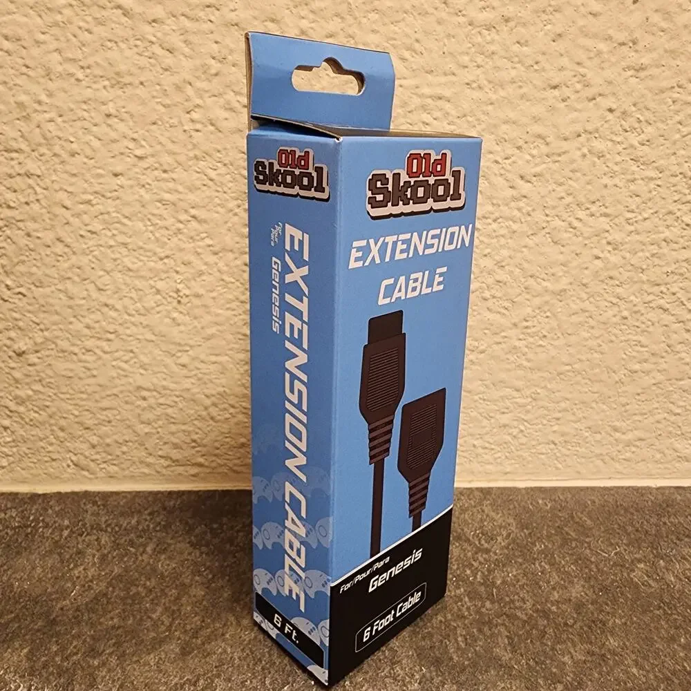 Genesis Extension Cable, 6-Ft (NEW) - Old Skool - Sega